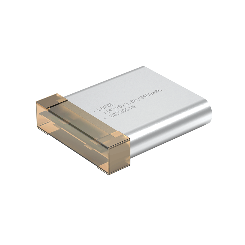 聚合物电池114348 3.8V 3400mAh，多功能摄像照明装置